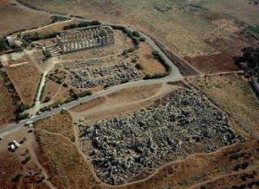 CittÃ . Veduta aerea di Selinunte (Sicilia).De Agostini Picture Library/ Pubbli Aer Foto